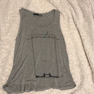 Gray tank top